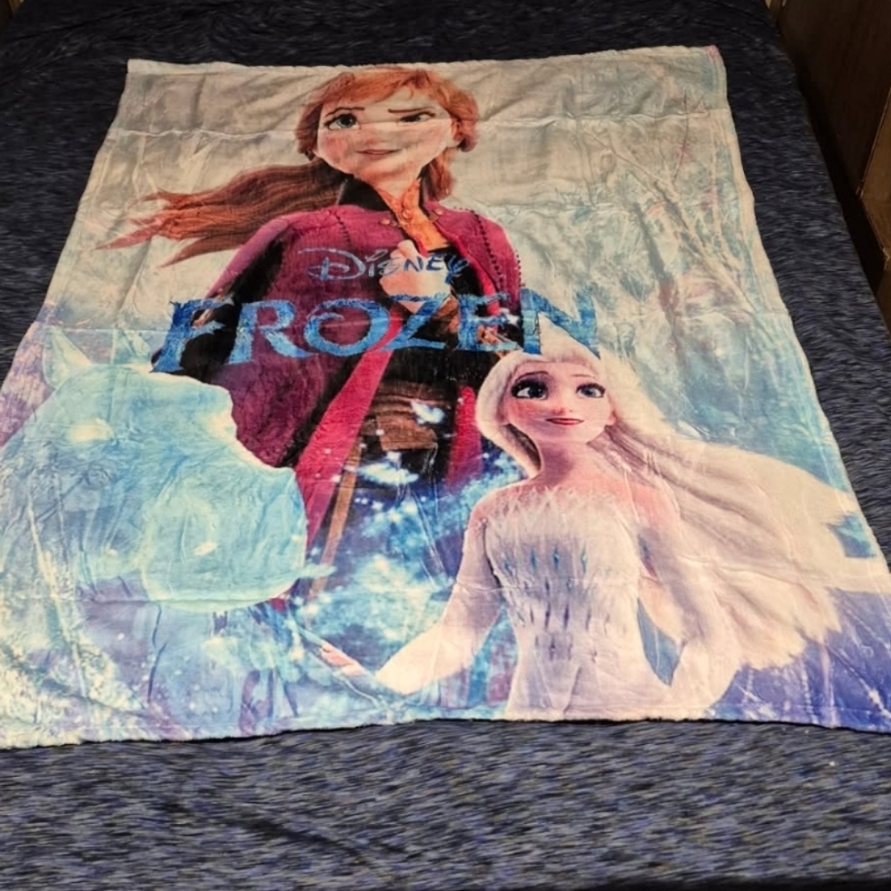 new 40x50  frozen plush throw blanket